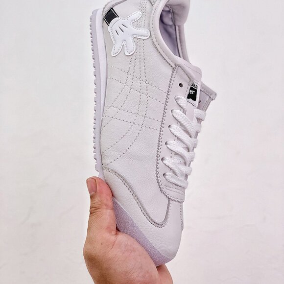 Onitsuka Tiger Mexico 66 Light Grey Leather Sneakers - Picture 3 of 8